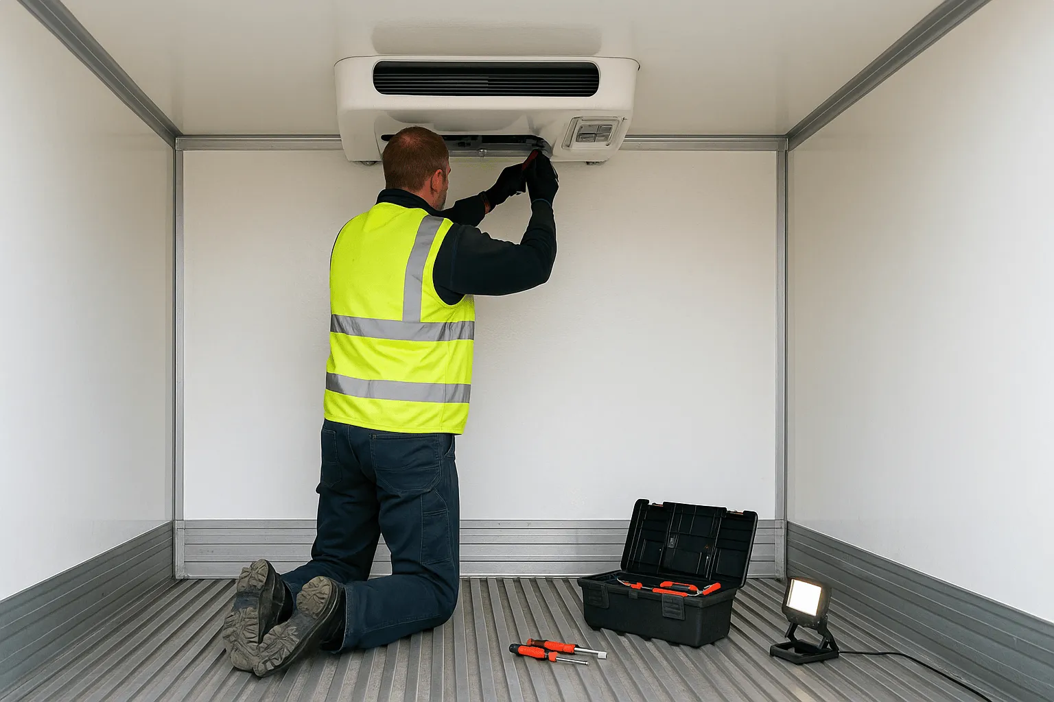 Maintenance de remorque frigorifique